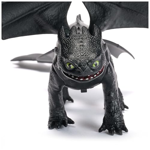 Thumbnail 2 de Dreamworks Dragons: Figura Desdentao de Batalla (33 cm) con Sonidos de Plasma