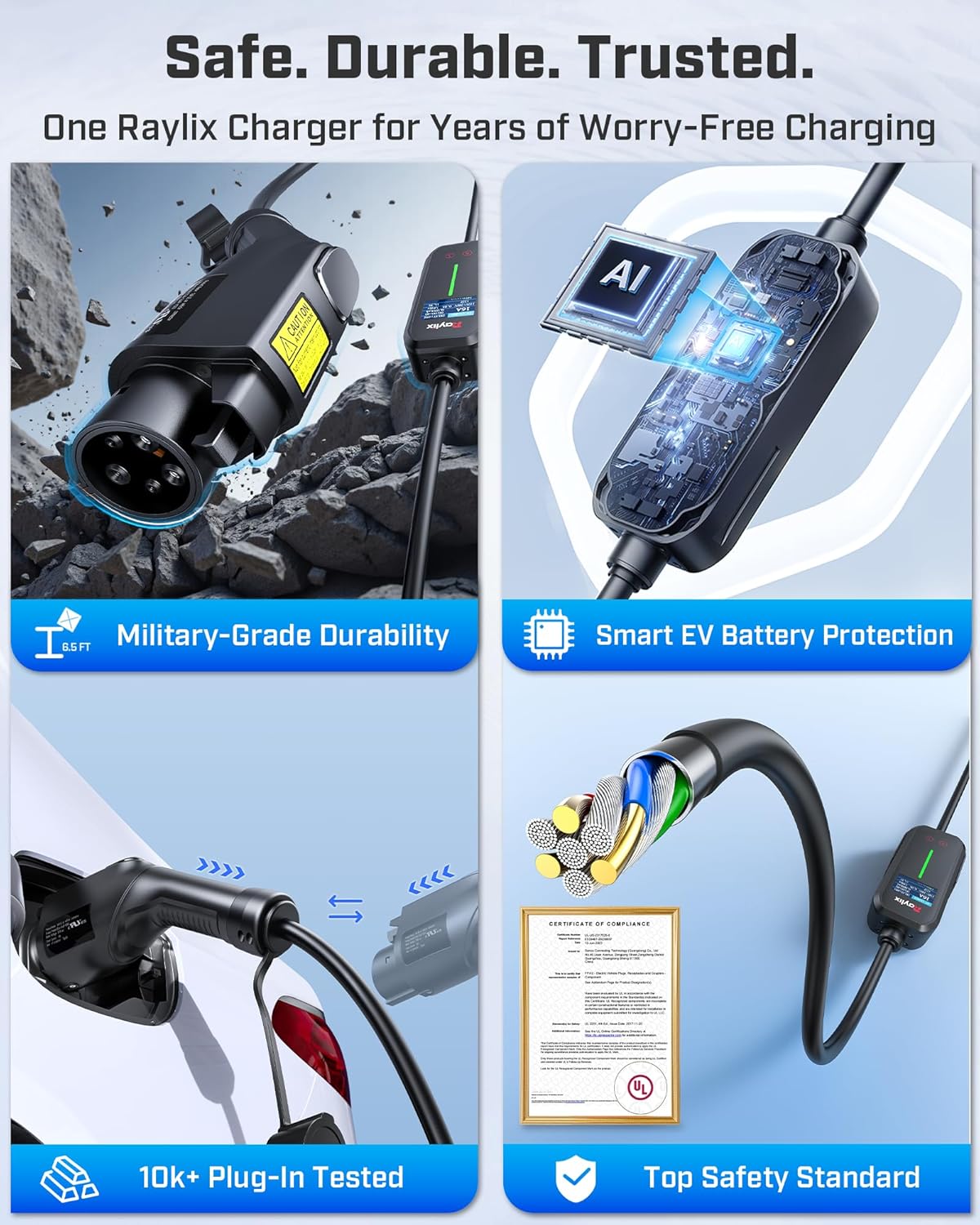 Thumbnail 4 de Raylix 2025 Portable EV Charger 16A