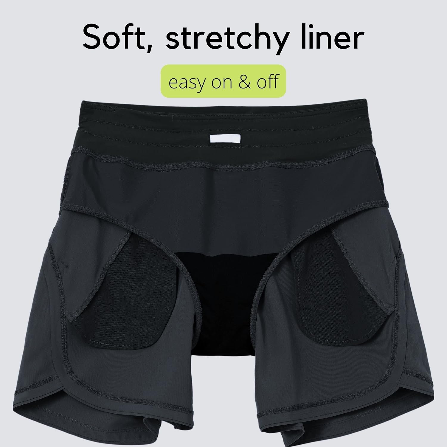 Detalle de WILLIT Damen 5" Badeshorts Boardshorts UPF50+ Hochtaillierte Badehose mit Schnell-Trocknung