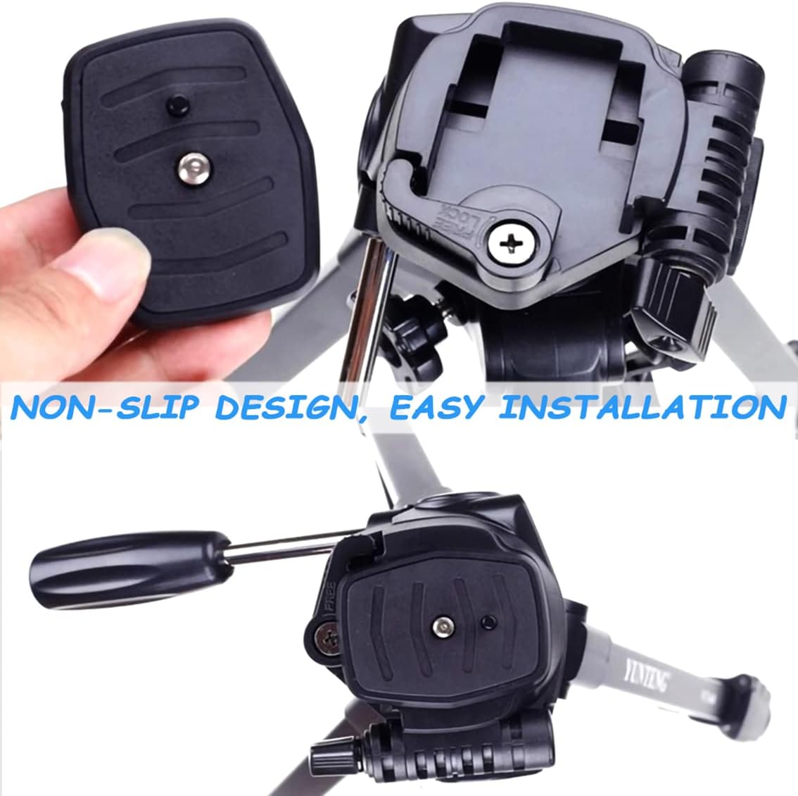 Thumbnail 6 de CKANDAY 2 Pcs 41mm & 43mm Tripod Quick Release Plates – Practical Camera Mount Adapters