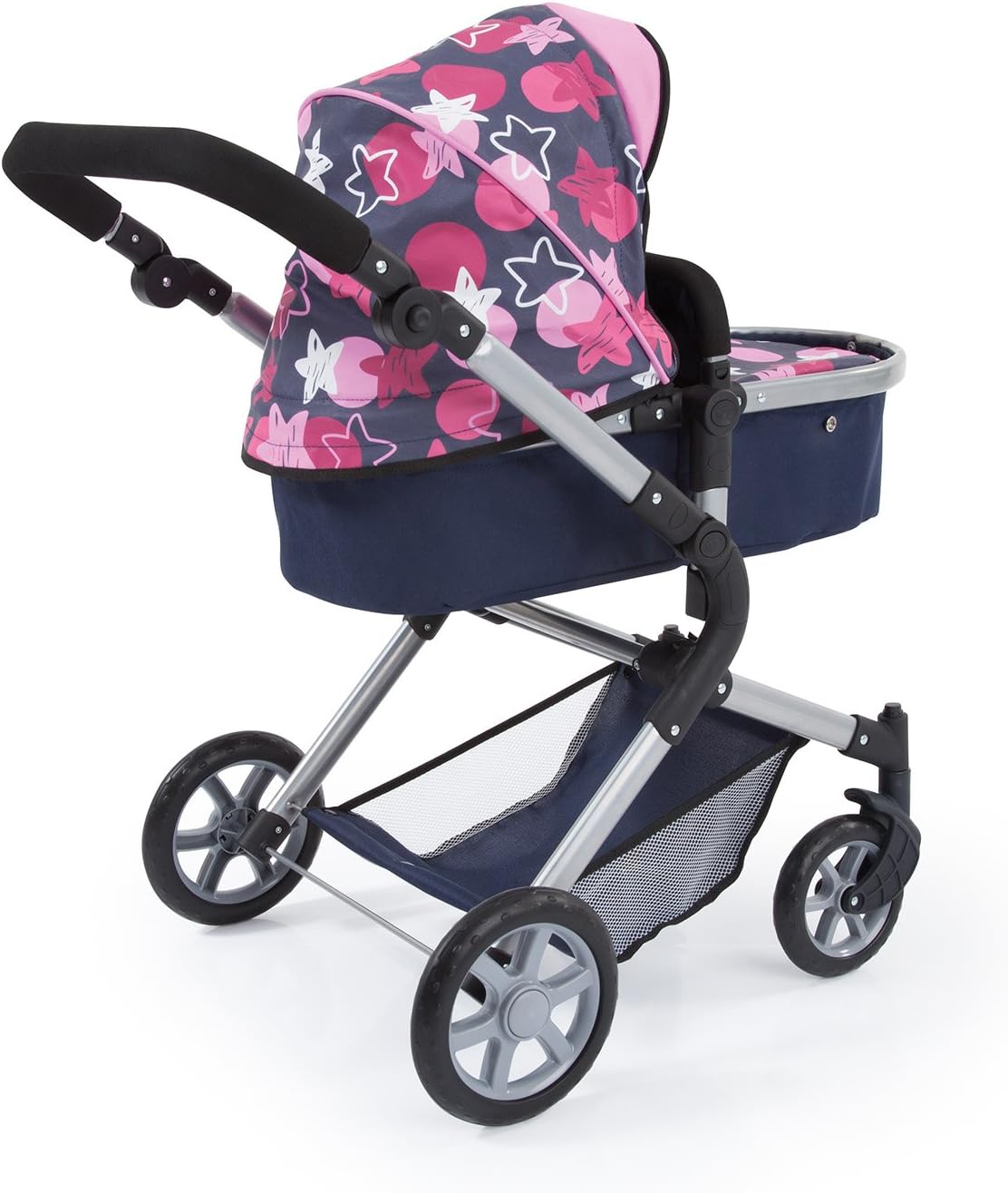 Thumbnail 3 de Bayer Design 18169AA Landau pour poupée convertible bleu à étoiles roses