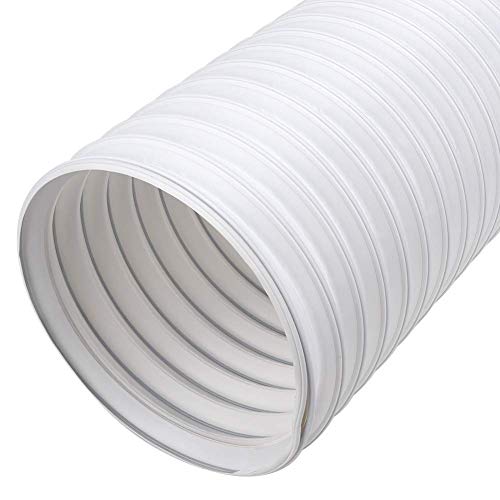 Thumbnail 8 de HERCHR Air Conditioner Exhaust Hose – PP Steel Wire Portable Universal Flexible Duct (15 cm x 1.5 m)