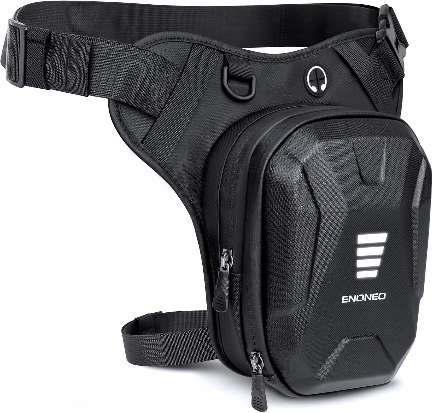 Detalle de ENONEO Bolsa de Pierna Moto Táctica Impermeable 🏍