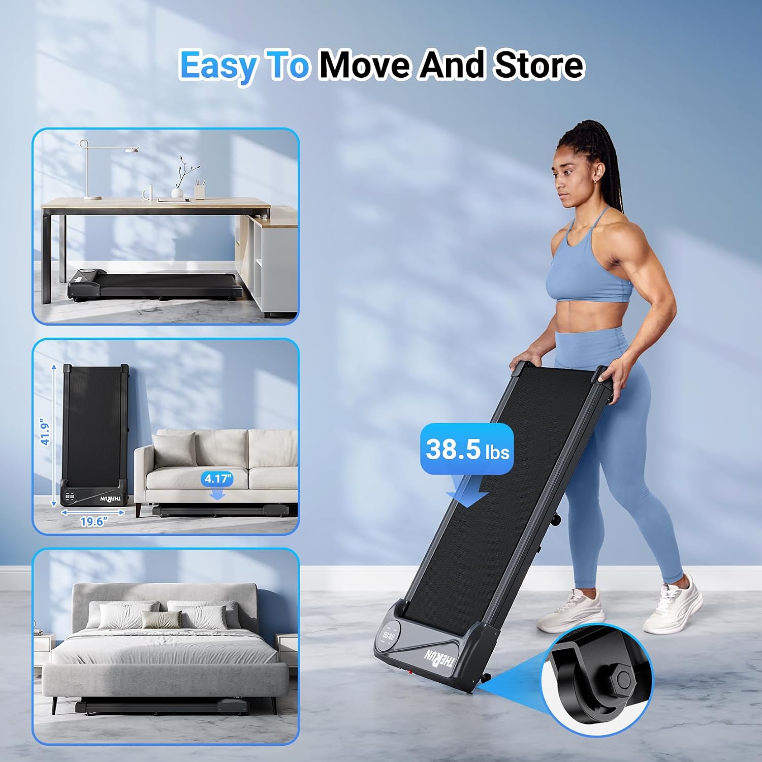Thumbnail 6 de THERUN Walking Pad Treadmill 2.5 HP