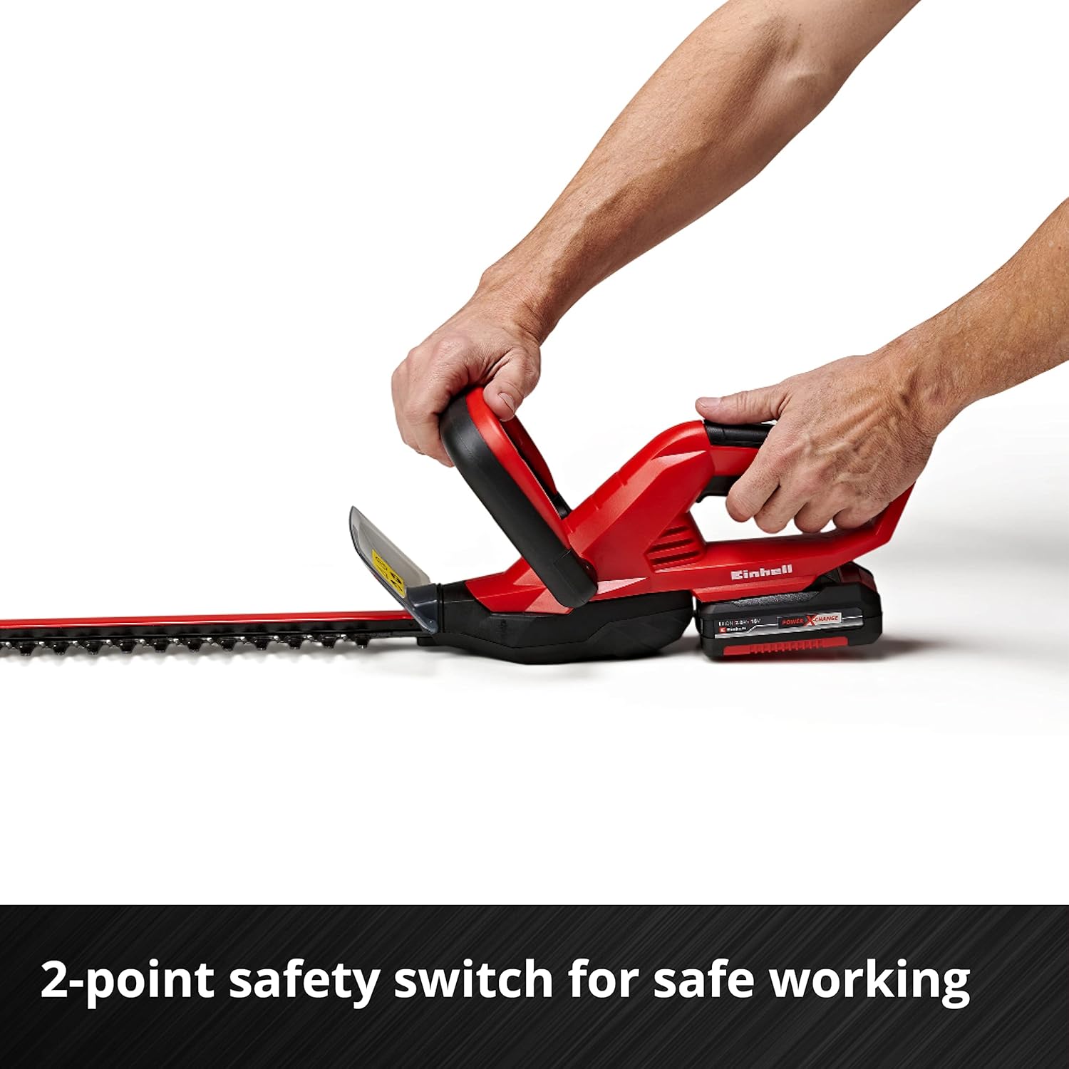 Thumbnail 4 de Einhell 18V Cordless Hedge Trimmer with Battery and Charger (Power X-Change) – 46 cm Cutting Length