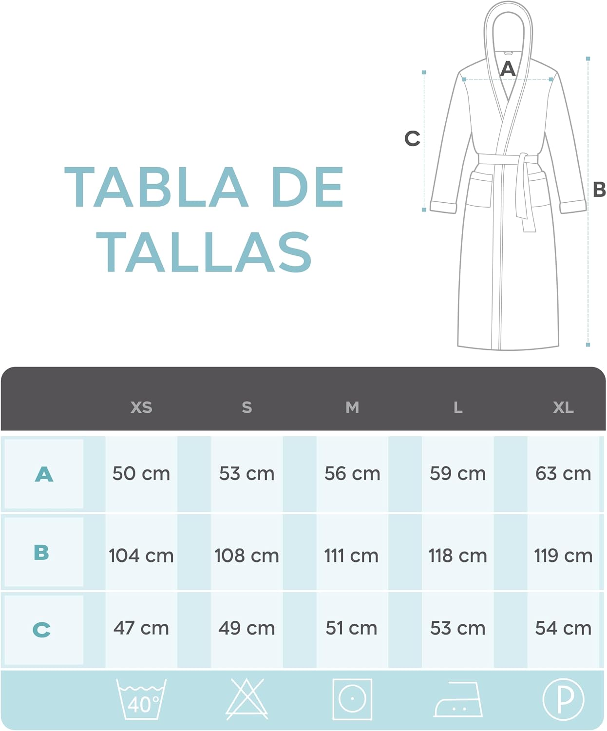 Thumbnail 4 de Twinzen Bata Mujer 350 gsm algodón 100%