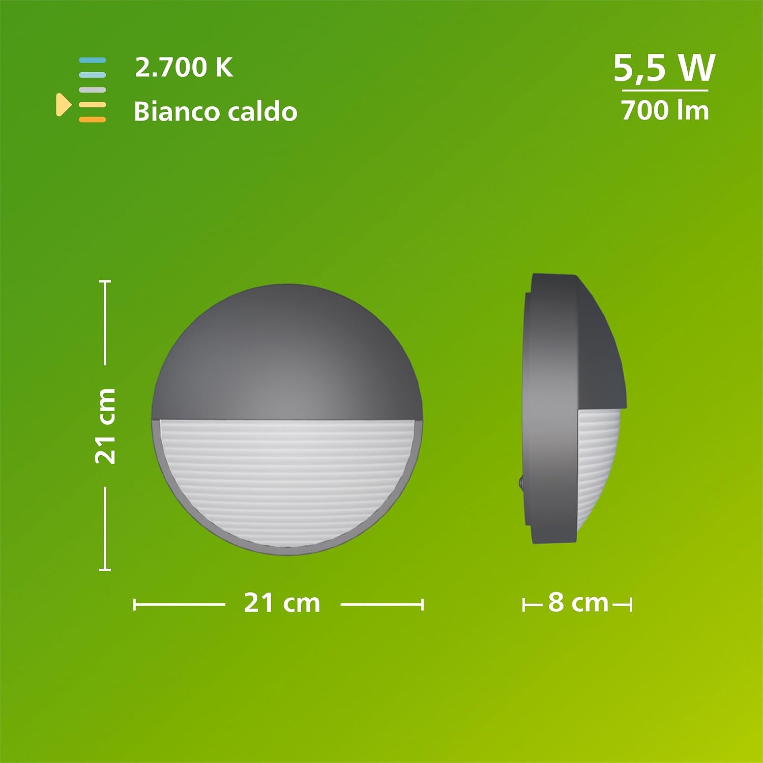 Detalle 2 de Philips Lighting Capricorn lampada 6W