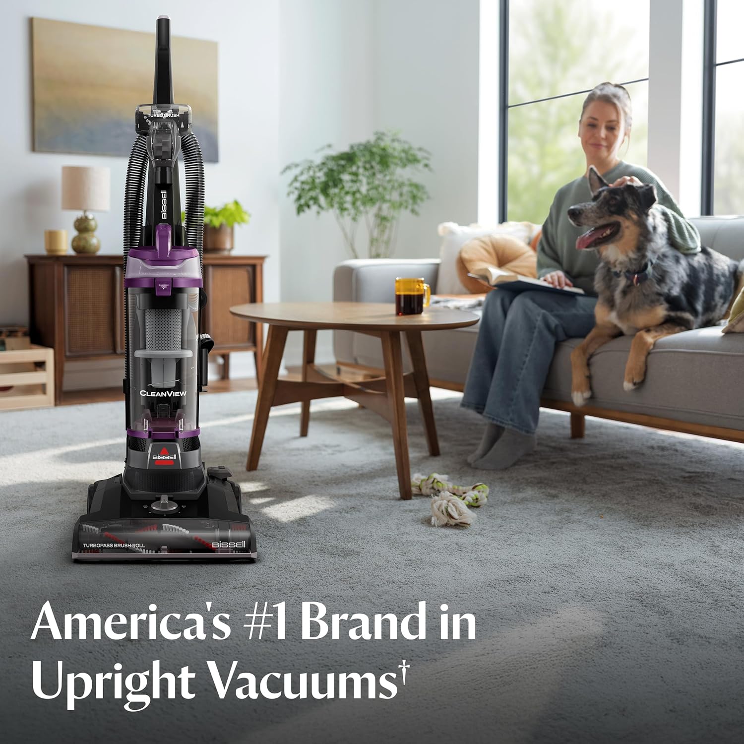 Thumbnail 6 de Bissell CleanView Upright Vacuum 4438 with Pet Hair Brush Roll