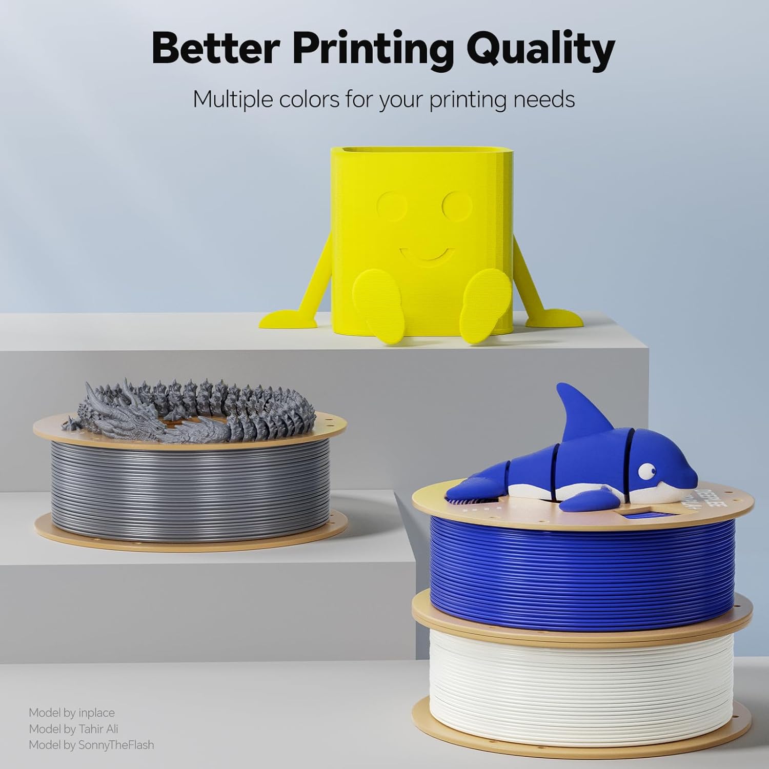 Thumbnail 6 de DEEPLEE Rapid PLA Plus Filament 1.75mm Black – 1kg