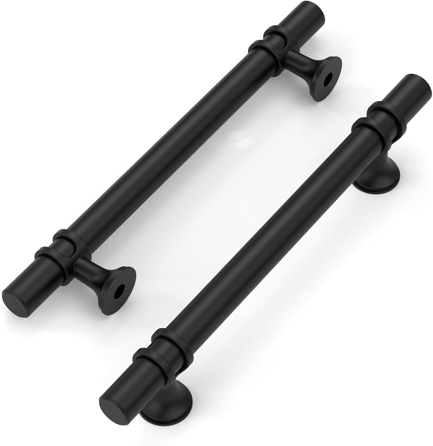 Thumbnail 1 de Amerdeco 10 Pezzi Maniglie per Mobili Nero, Foro 96mm – Adatte a cassetti e ante