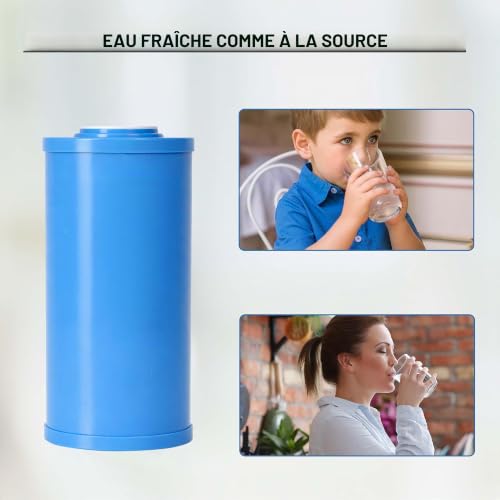 Thumbnail 4 de Naturewater UDF-10L Cartouche filtrante Big Blue 10 pouces (254 mm) — Charbon actif granulé pour osmose inverse