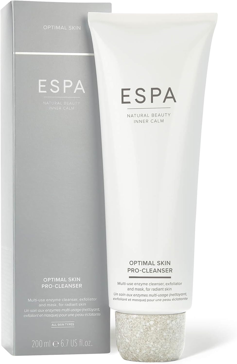 Thumbnail 1 de ESPA Optimal Skin Pro-Cleanser Supersize 200ml – 3 en 1, nettoyant/exfoliant/masque