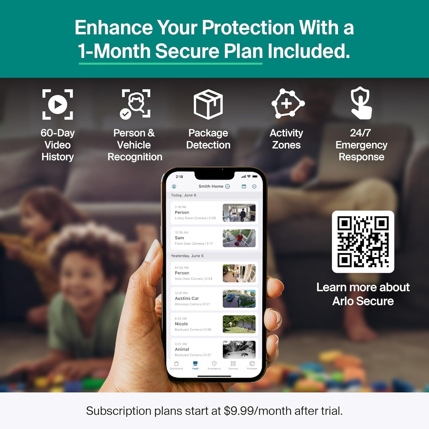 Detalle 1 de Arlo Wireless Security Camera 2K
