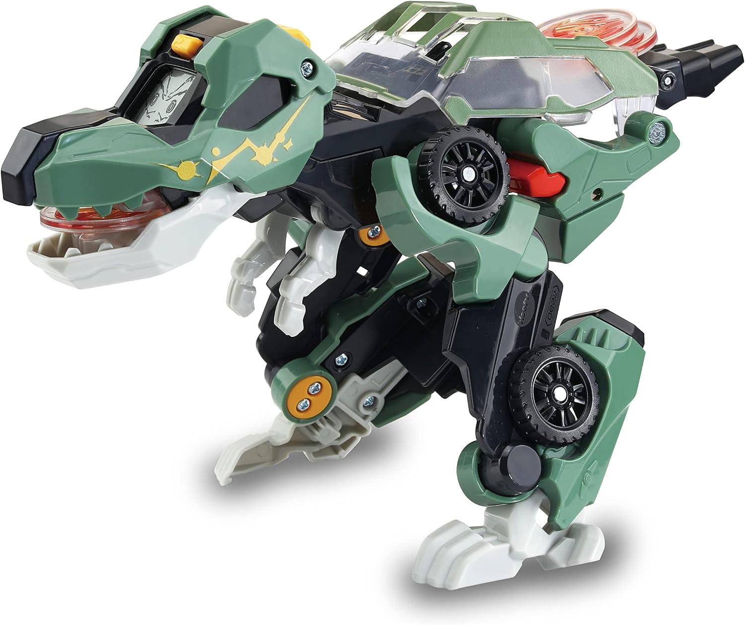 Detalle de VTech Switch and Go Dinos Launcher T-Rex – Dino-Auto-Transformer mit Licht- und Geräuscheffekten