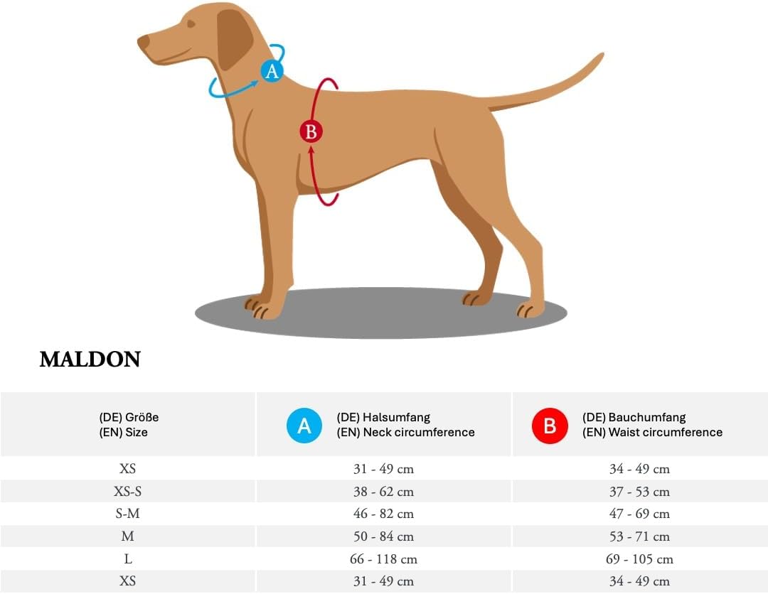 Detalle 2 de HUNTER Maldon Geschirr 34-49/XS – reflektierendes, 4-fach verstellbares Hundegeschirr