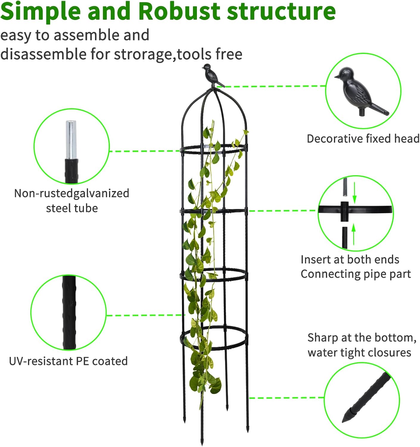 Thumbnail 3 de PICK FOR LIFE Garden Trellis 145cm