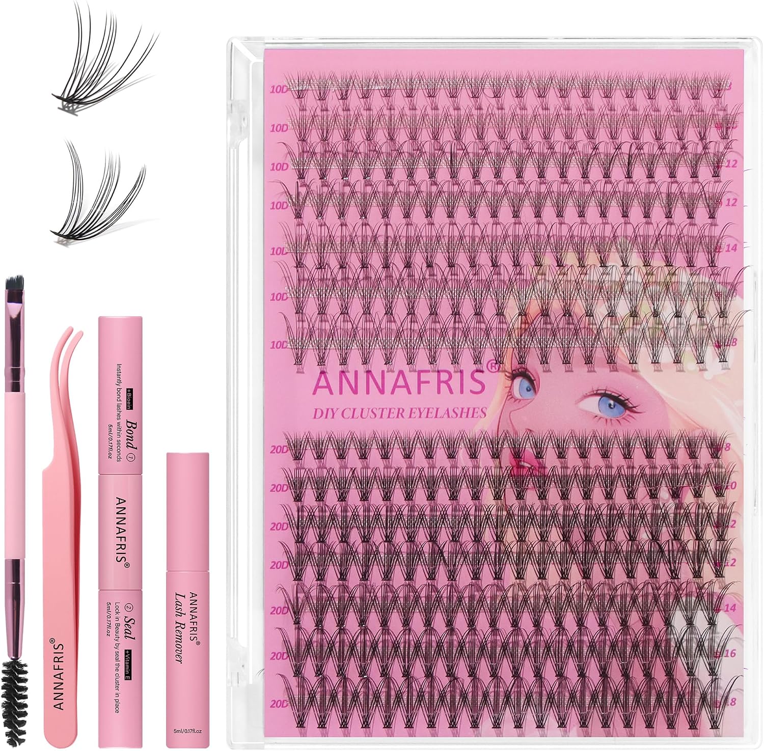Detalle de ANNAFRIS Ciglia Finte 8-18mm 💄