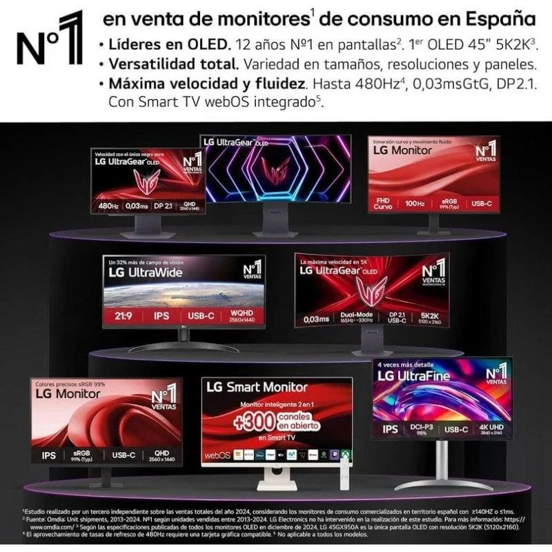 Thumbnail 3 de LG UltraFine 32U990A-S de 32" con 6K, IPS, HDR600 y Thunderbolt 5 (pivotable)