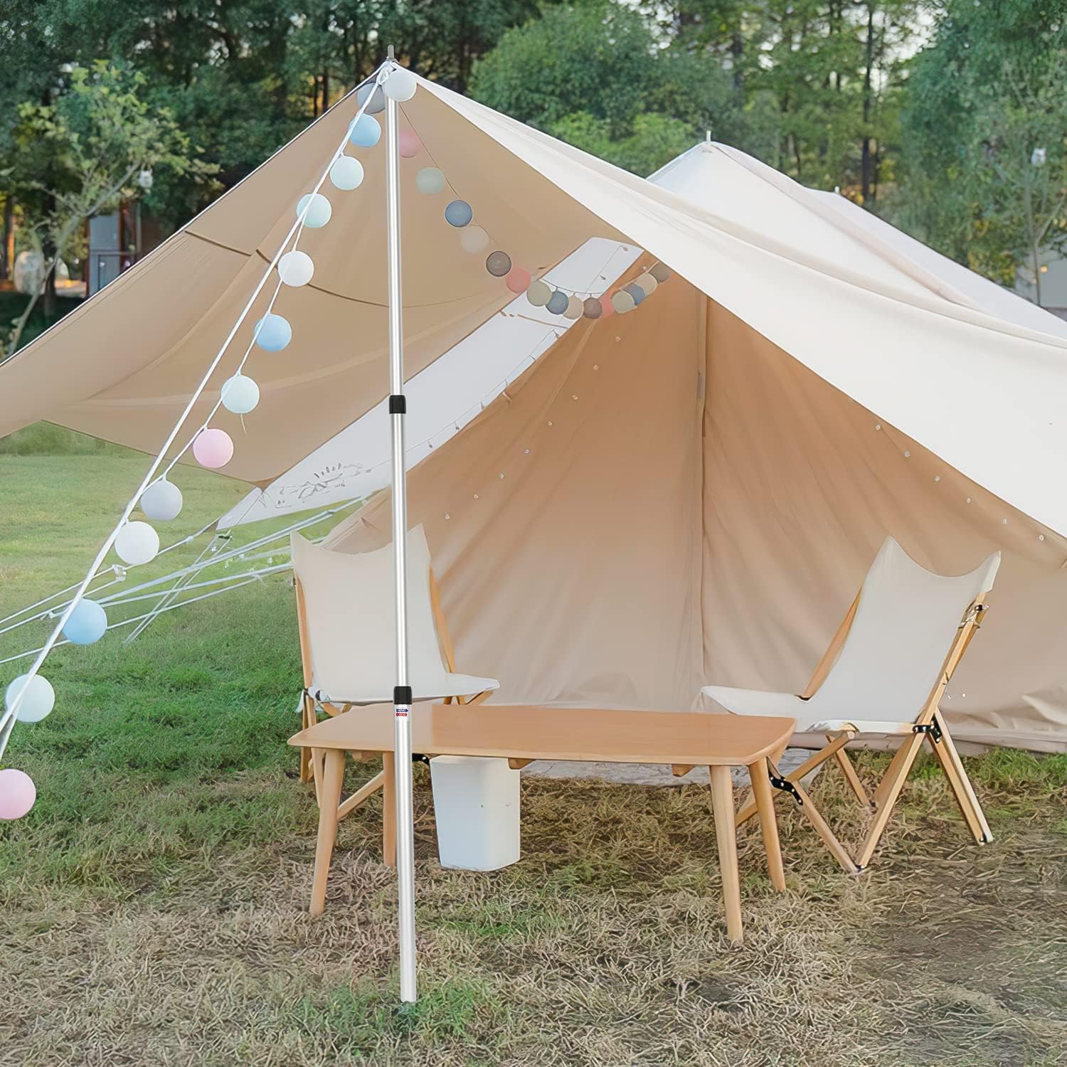 Thumbnail 1 de Gimisgu Teleskopstangen für Zelte – 4 verstellbare Aluminium-Stangen von 90 bis 230 cm inkl. Aufbewahrungstasche