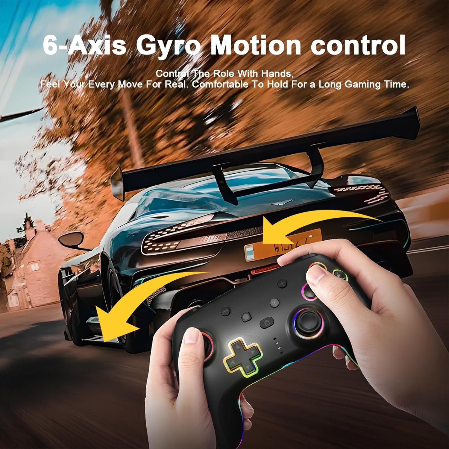 Thumbnail 3 de Wireless Controller per Switch Pro 800 mAh