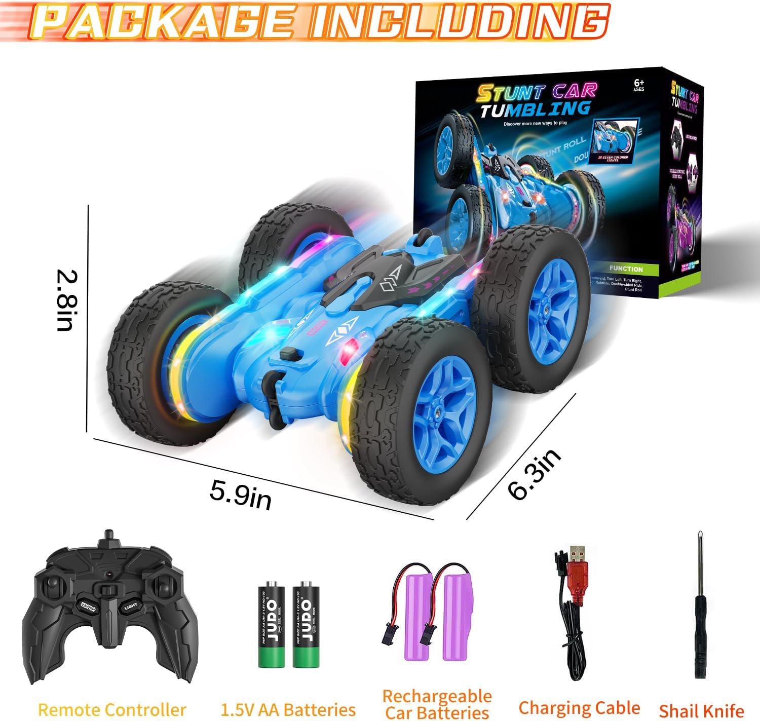 Thumbnail 5 de Terucle Remote Control Car 4WD stunt truck