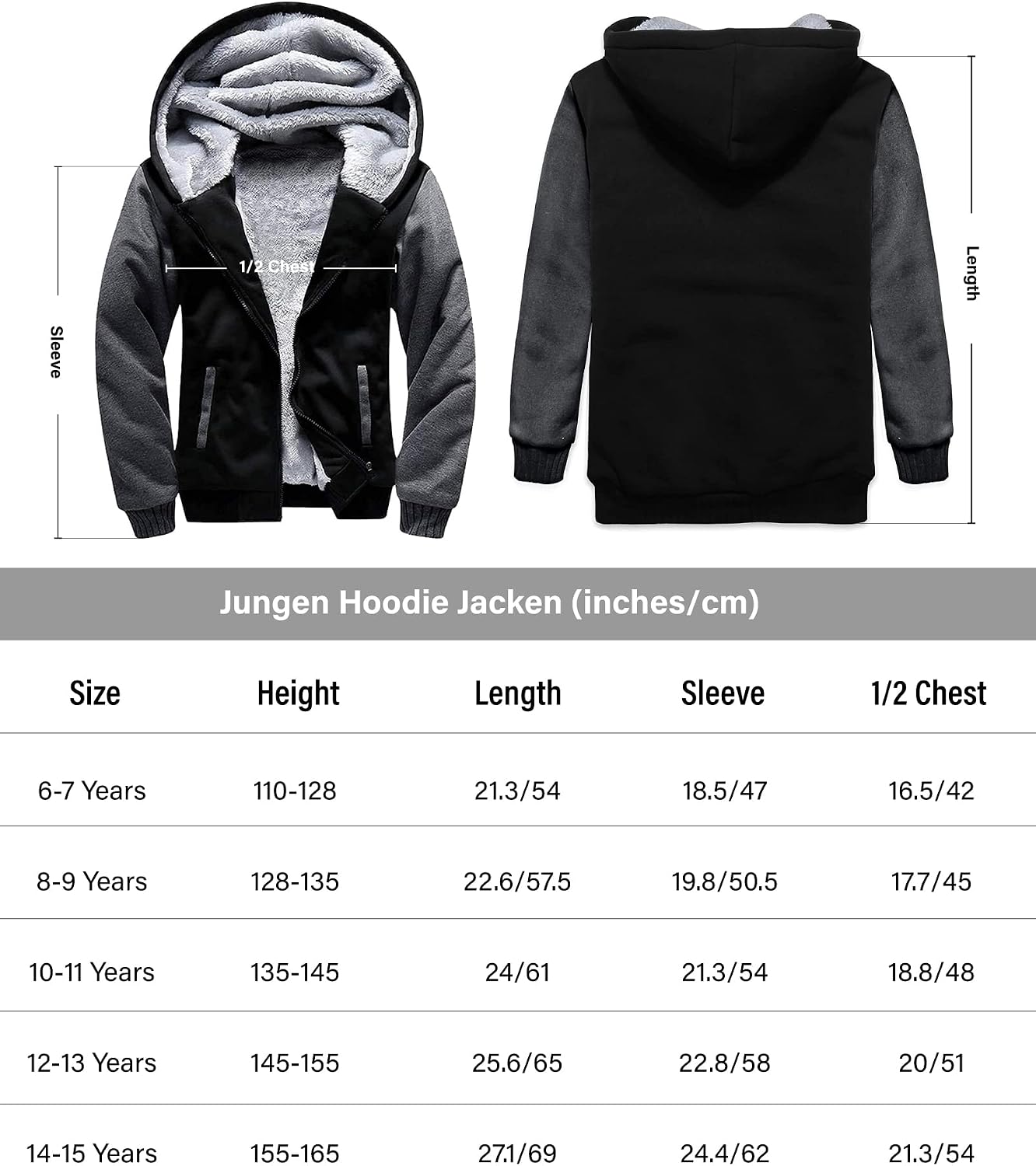 Detalle 1 de JACKETOWN Veste polaire enfant à capuche
