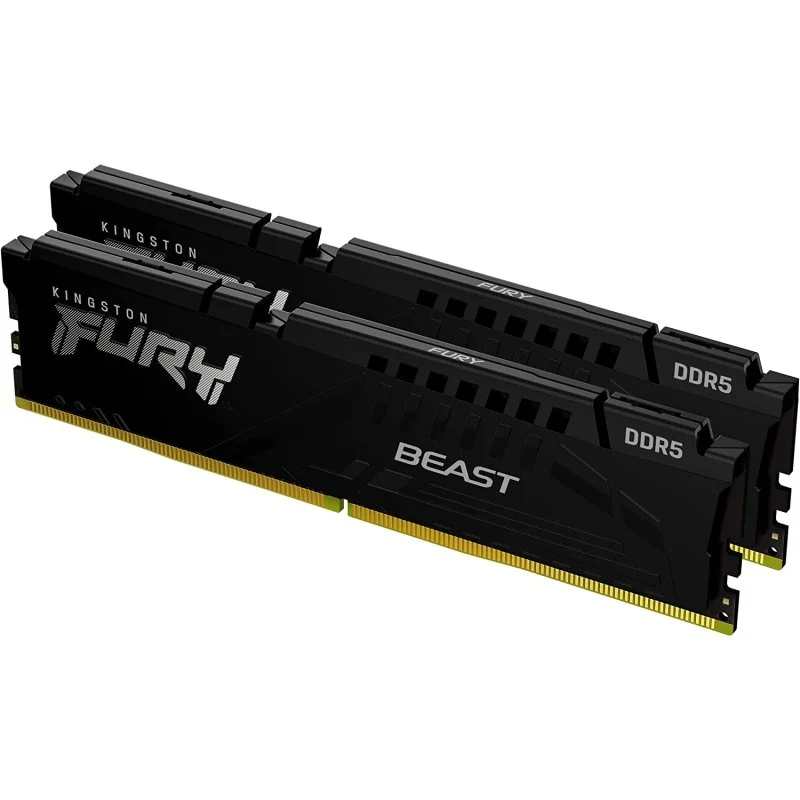 Detalle de Kingston FURY Beast DDR5 5200MHz 64GB (2x32GB) CL40: ¿merece la pena para gaming de última generación?