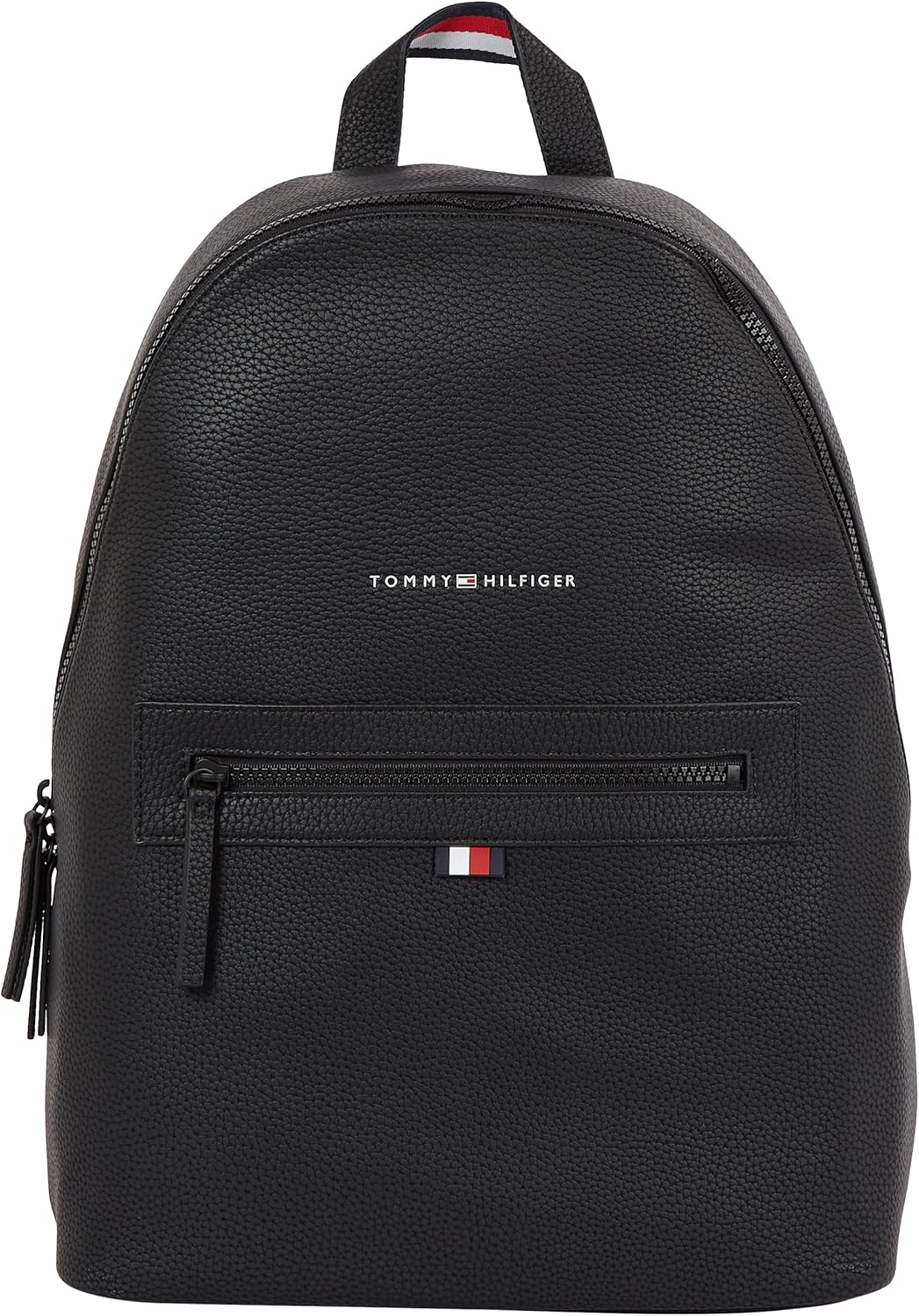 Detalle de Tommy Hilfiger Herren Rucksack Essential PU Backpack – ideal als Handgepäck mit Laptopfach