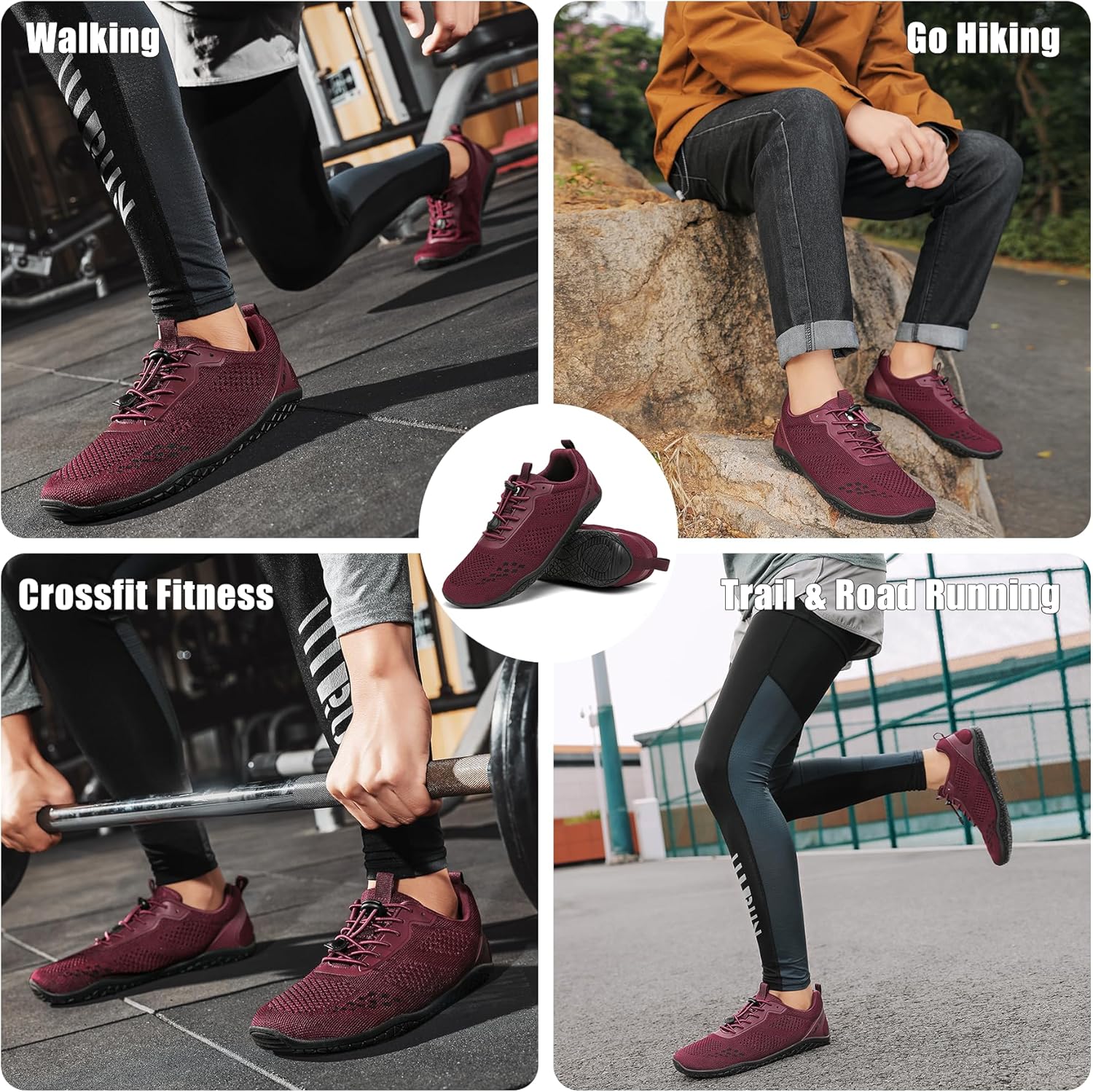 Thumbnail 6 de Geweo Barfußschuhe Herren/Damen – Sommer, atmungsaktiv, breite Zehenbox, Zero-Drop Sohle