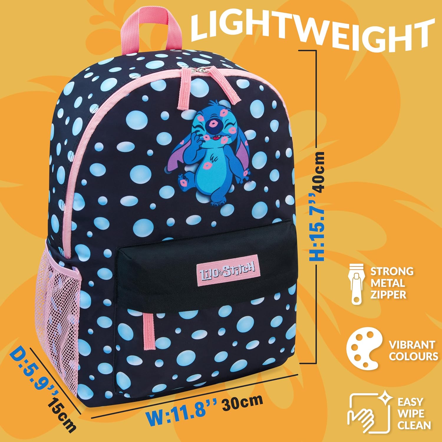 Thumbnail 5 de Disney Stitch mochila niña con espalda acolchada