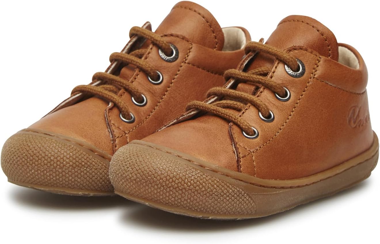 Thumbnail 3 de Naturino Cocoon Lauflernschuhe aus Nappaleder in Hellbraun (mit Schnürsenkeln)