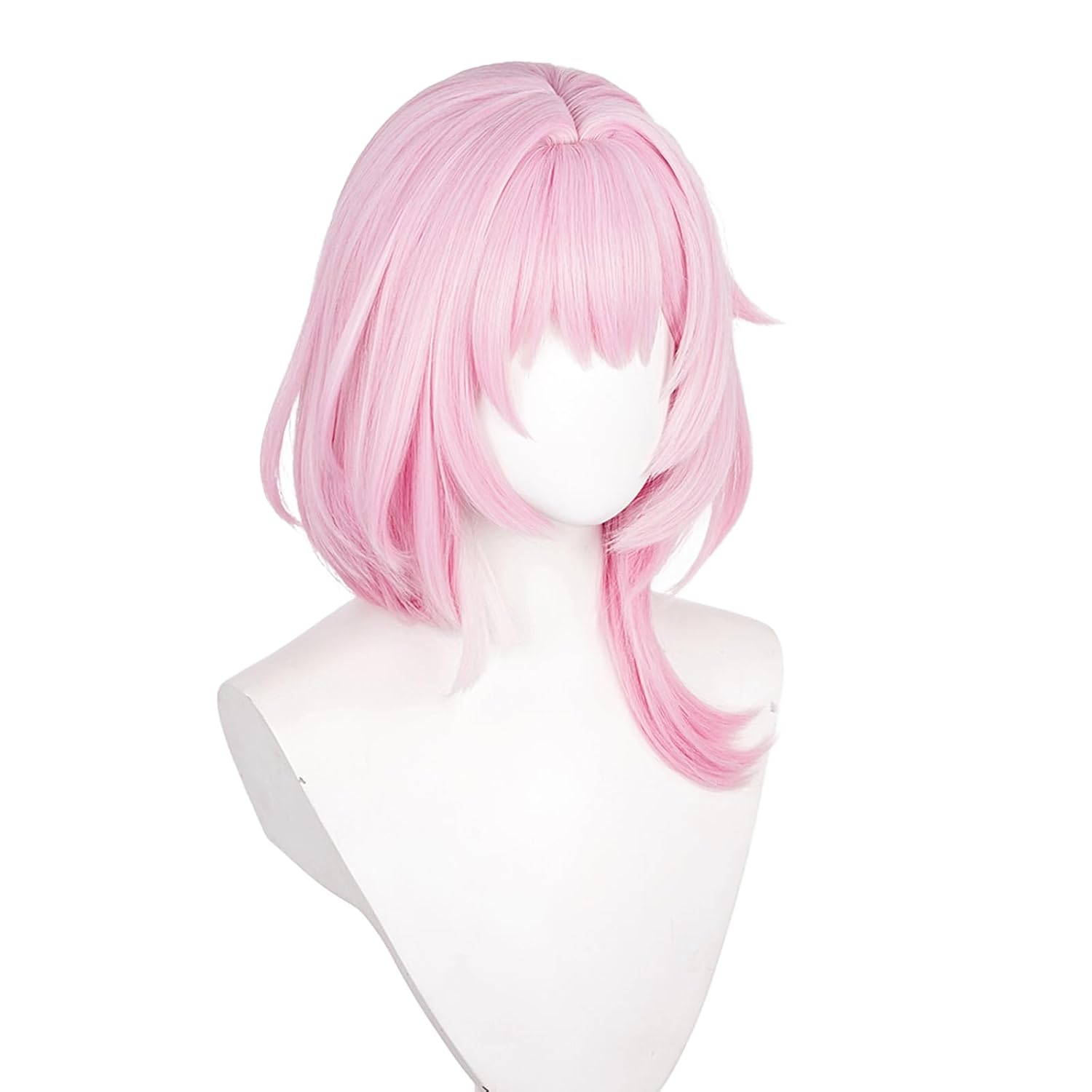 Detalle de Honkai Star Rail Charakter Cosplay‑Perücke (Cyrene) – Hochtemperaturbeständig, verstellbare Kappe