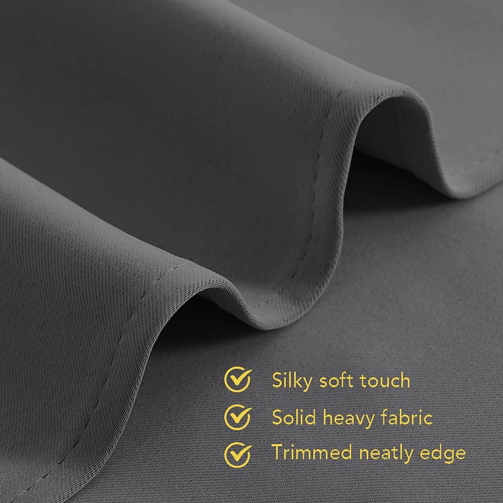 Thumbnail 4 de NICETOWN Grey Blackout Curtain Panels 42x45 in. 🪟