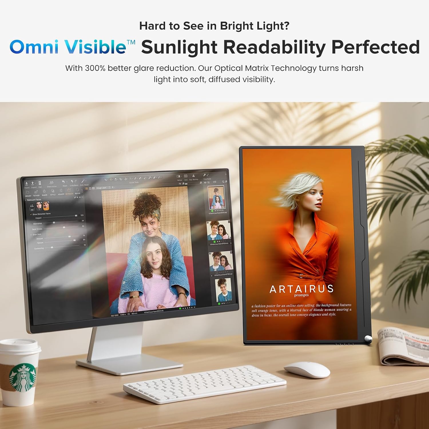 Thumbnail 4 de UPERFECT Portable Monitor 15.6" with NxtLED™ and Eye Comfort—A Practical 2nd Screen