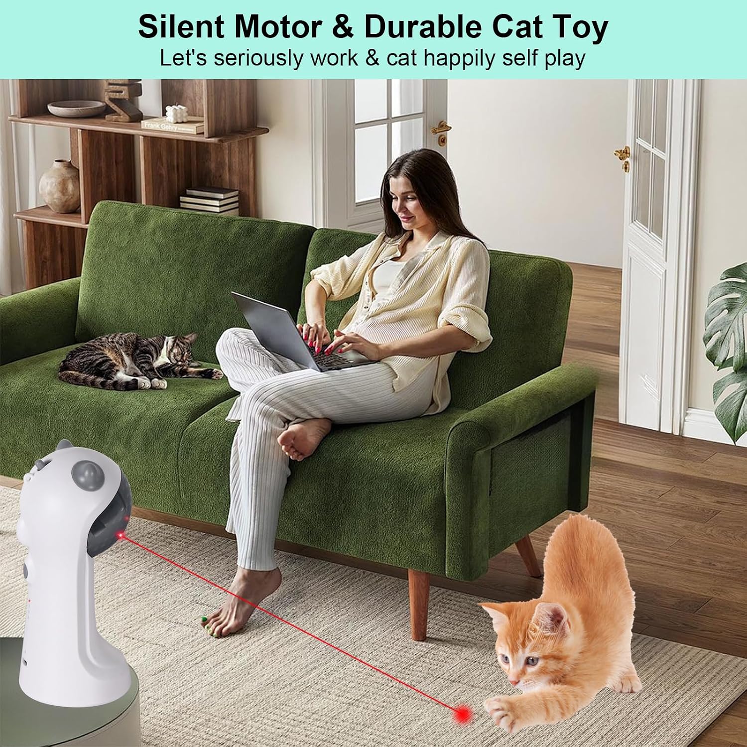 Thumbnail 6 de TBTeek Cat Toy Automatic, 5 Patterns đ±
