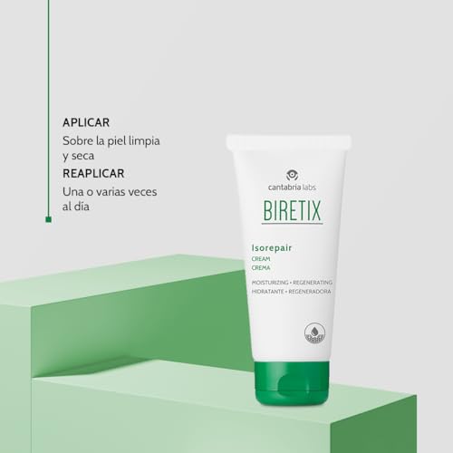 Detalle 1 de Cantabria Labs Biretix Isorepair, crema reparadora e hidratante de 50 ml