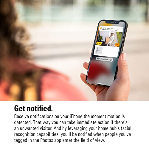 Detalle de EVE Outdoor Cam Lote de 2: cámara exterior para HomeKit Secure Video con privacidad local