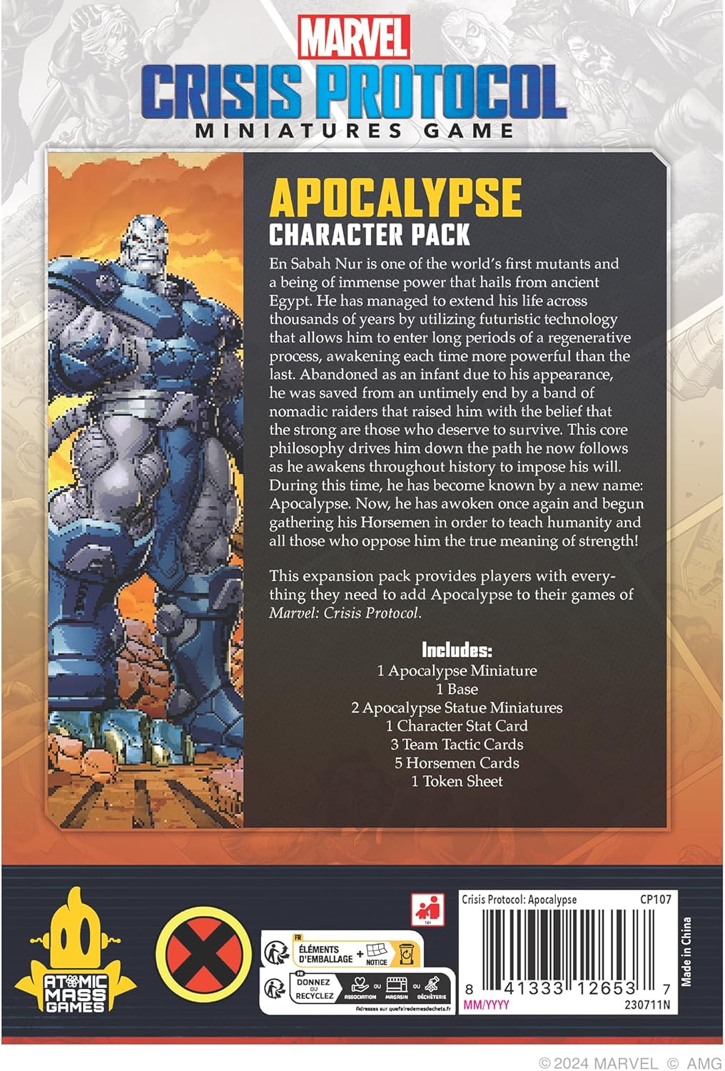 Detalle 2 de Atomic Mass Games Marvel Crisis Protocol: Apocalypse 90 min