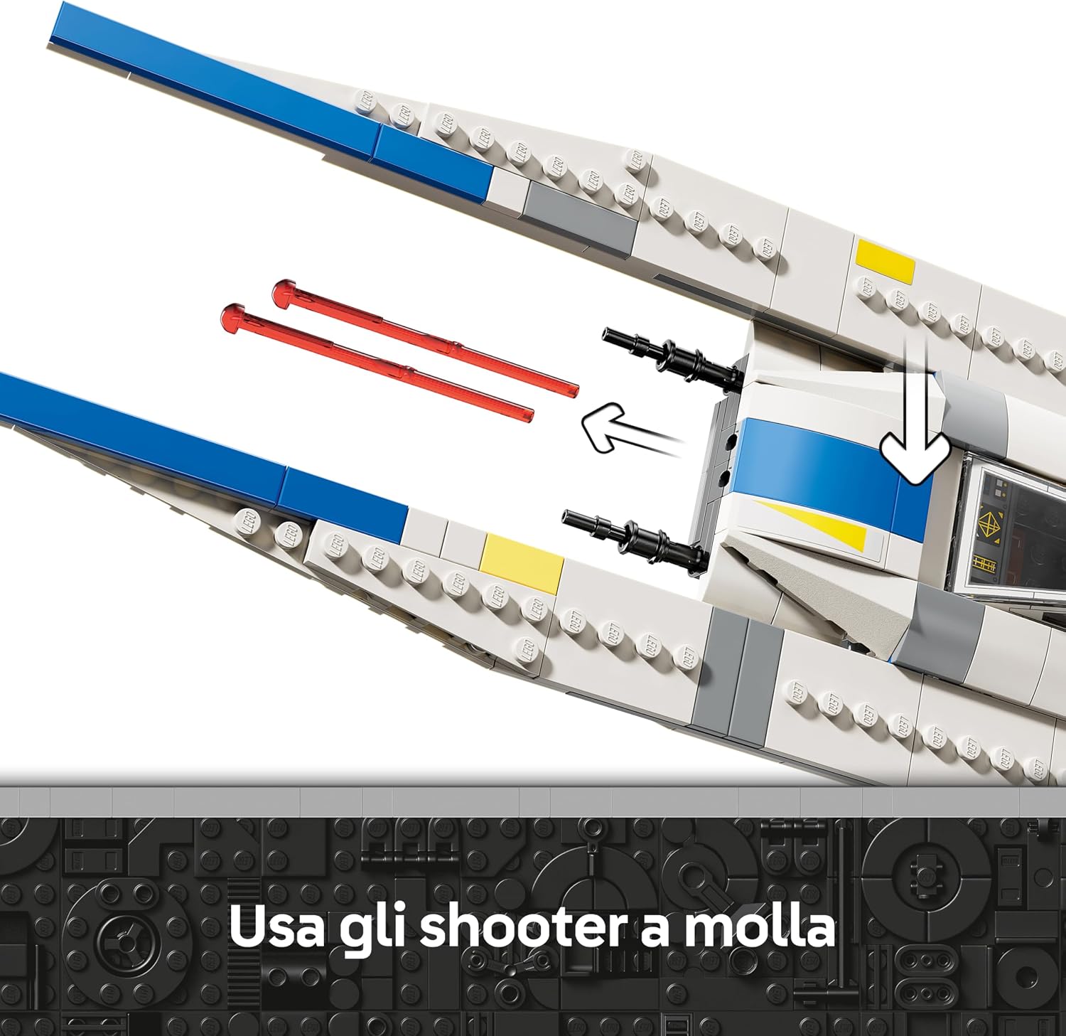 Detalle 2 de LEGO 75399 U-Wing 8 anni 🧩