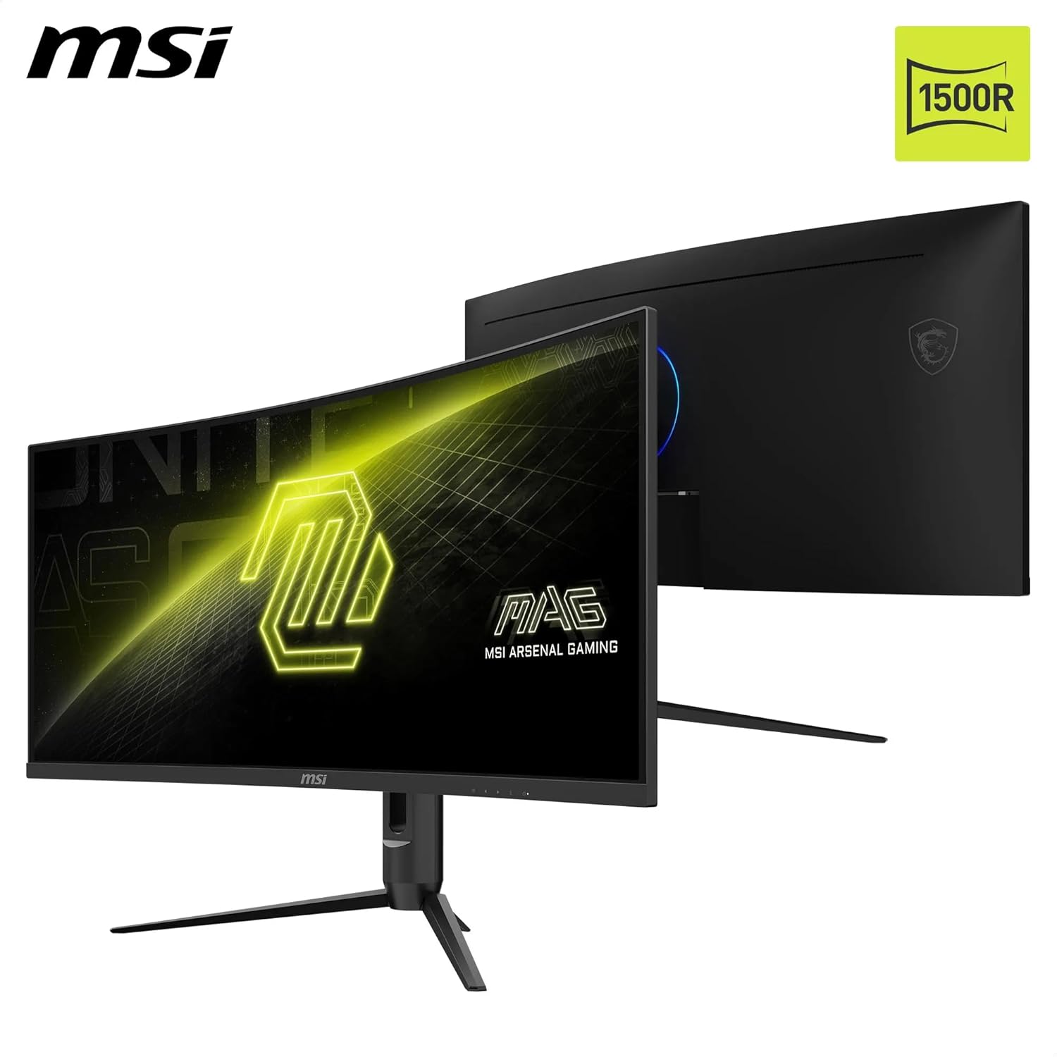 Thumbnail 1 de MSI MAG 342CQR E2 34-Inch UWQHD Curved Gaming Monitor