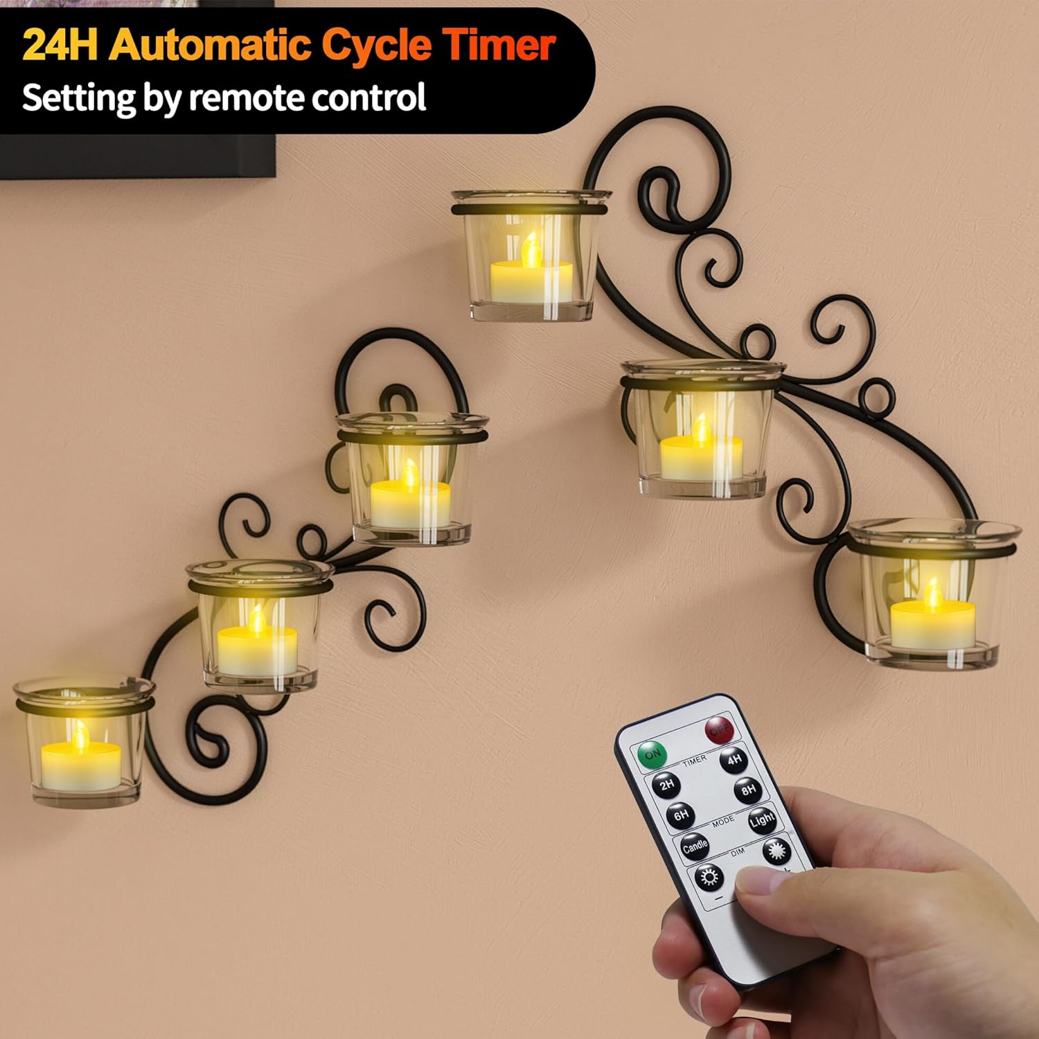 Thumbnail 4 de daphomeu Velas de té LED recargables 400 mAh