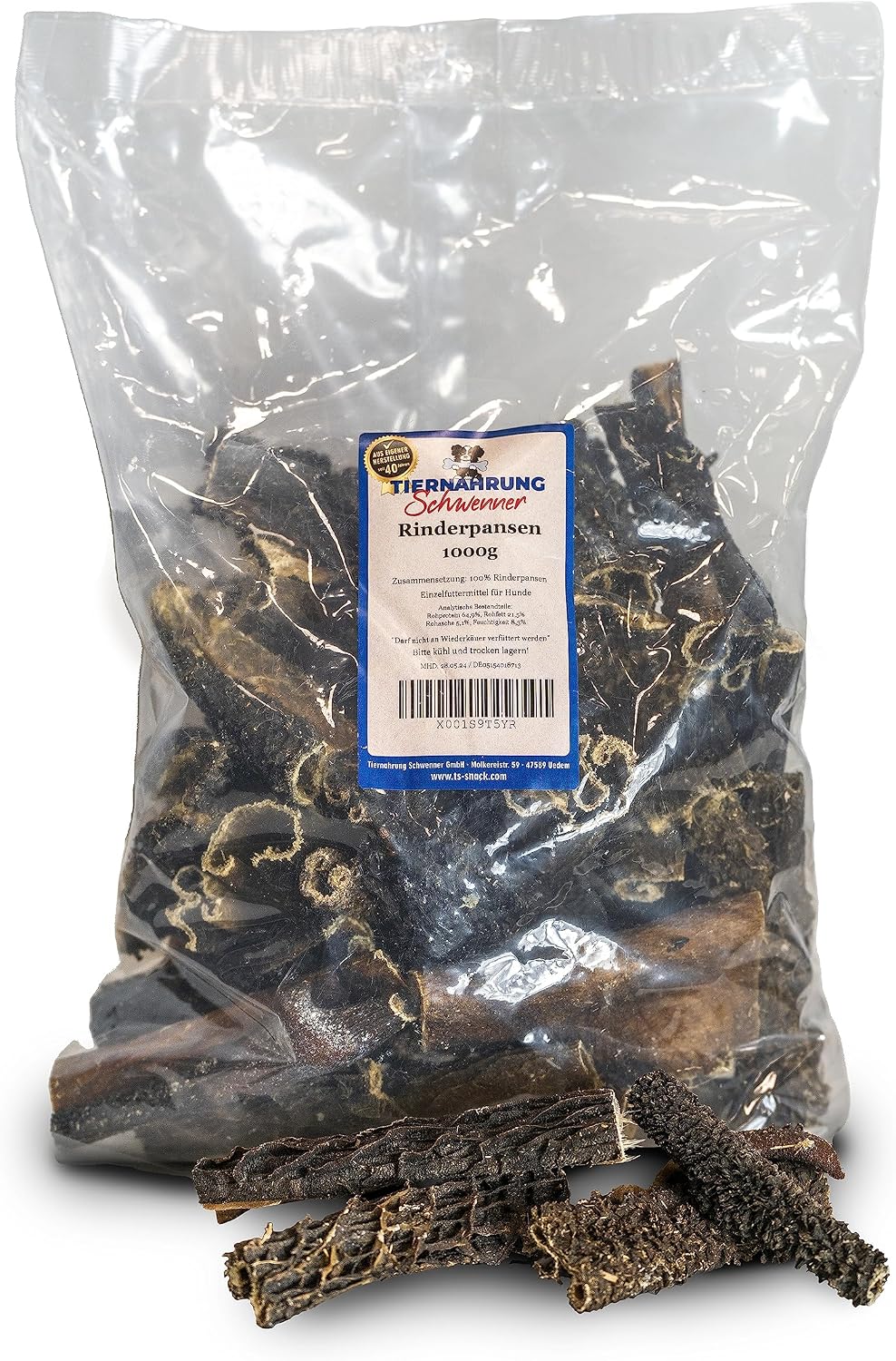 Detalle de Tiernahrung Schwenner Rinderpansen 1000 g