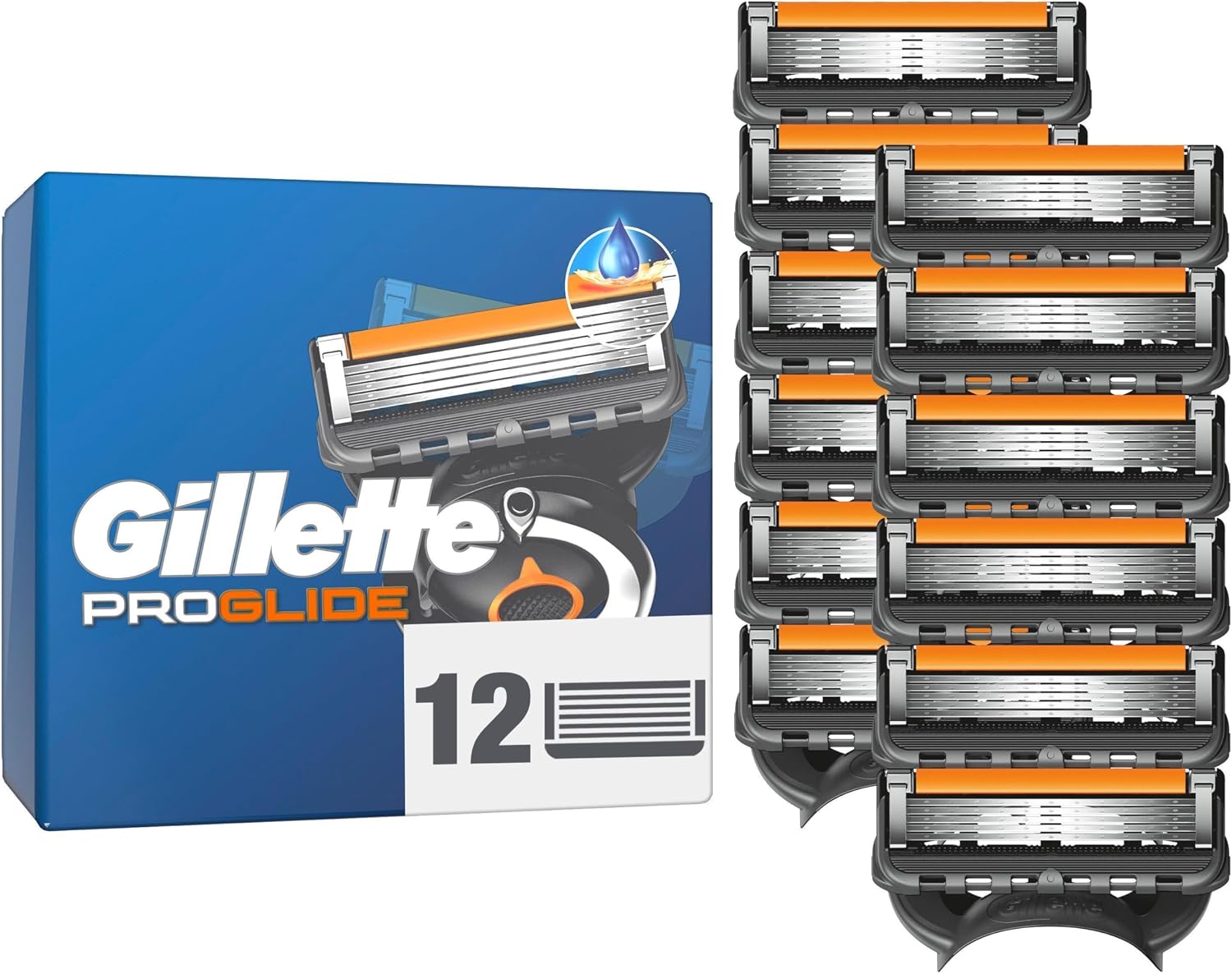 Detalle de Gillette Proglide Klingen 12 Ersatzklingen
