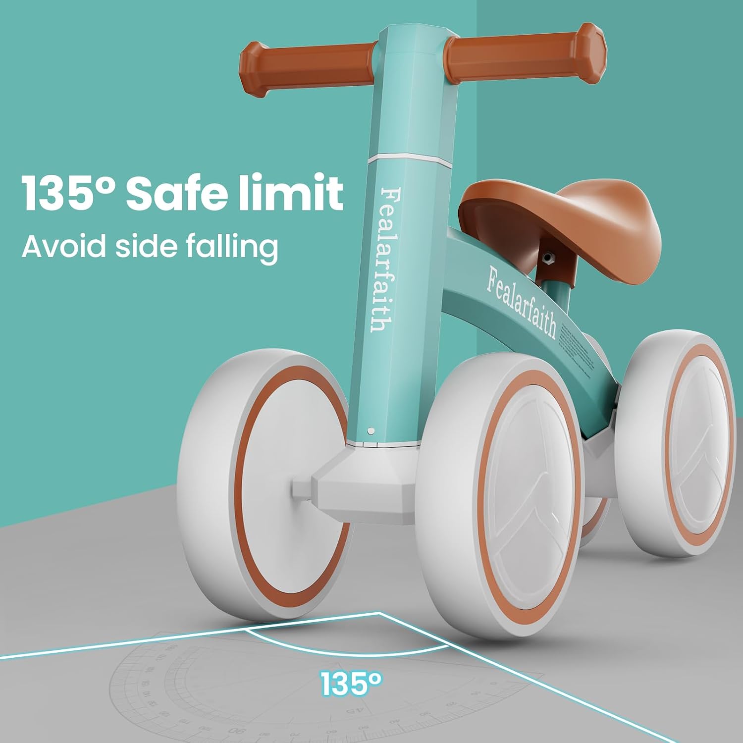 Thumbnail 4 de Robbin's Egg Blue Baby Balance Bike 10–36 Months