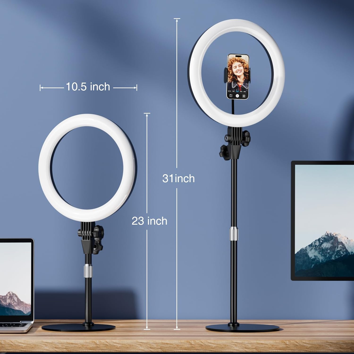 Thumbnail 5 de 10.5" Ring Light for Desktop