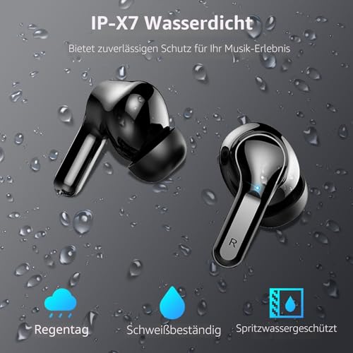 Thumbnail 7 de Ordtop i13 Kopfhörer Kabellos Bluetooth 5.4 In-Ear – 6D Stereo, IP-X7