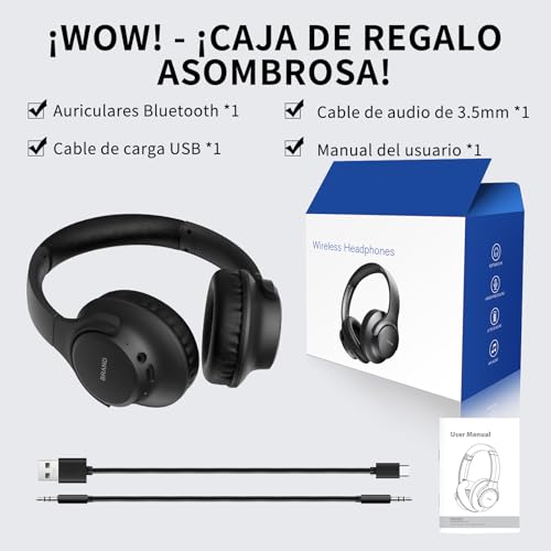 Thumbnail 7 de KVIDIO Supraaurales Bluetooth 65 horas