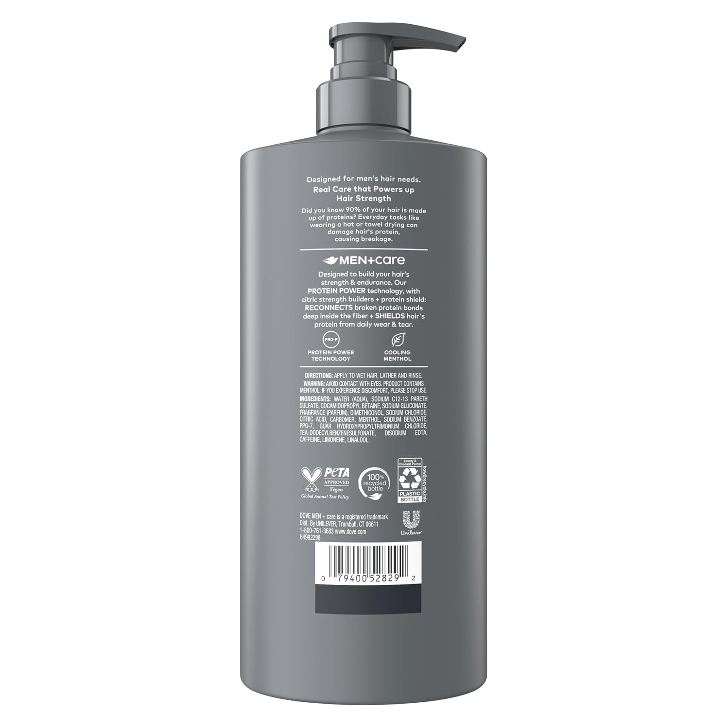 Detalle 2 de Dove Men+Care Thick & Strong 2-in-1 Shampoo & Conditioner, 28 oz