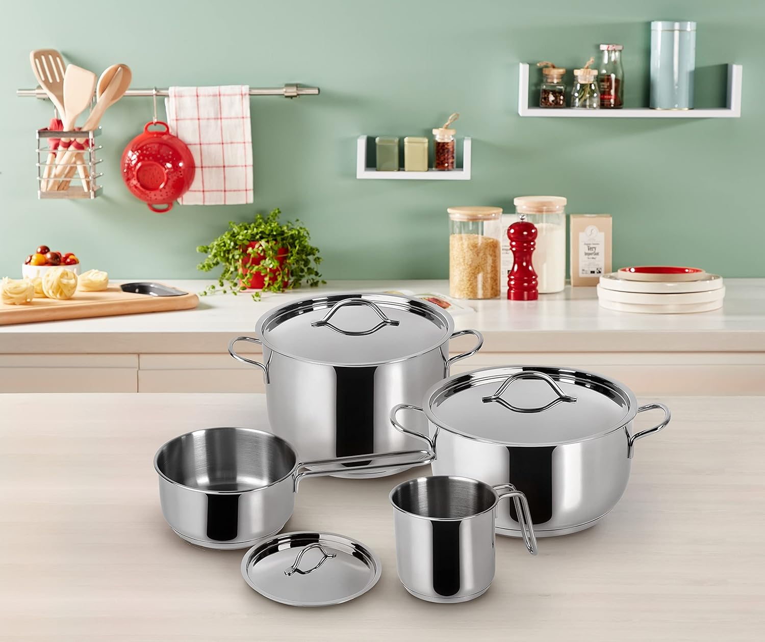 Thumbnail 4 de Lagostina Every Casseruola Fonda 24 cm in Acciaio Inox 18/10 con Fondo Lagoseal Plus – Induzione