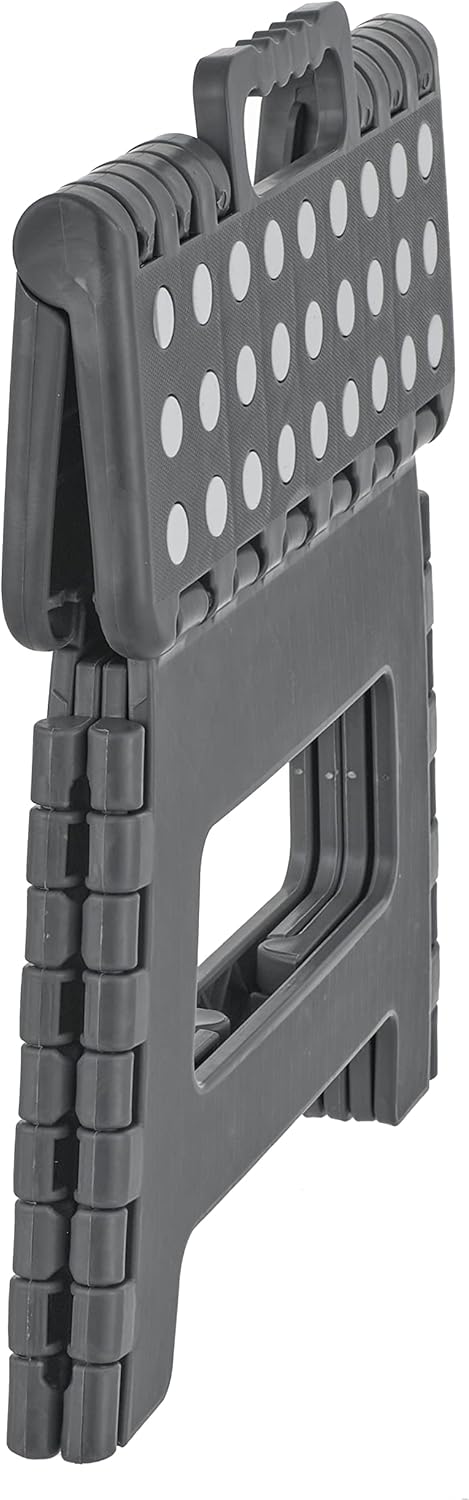 Thumbnail 2 de Baroni Home Sgabello pieghevole Ultra-Resistente portata 130 kg, taglia M (grigio scuro) 29x22x22 cm